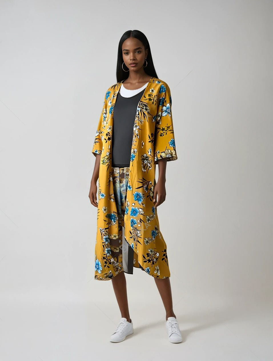 Sunshine Bluebell Kimono