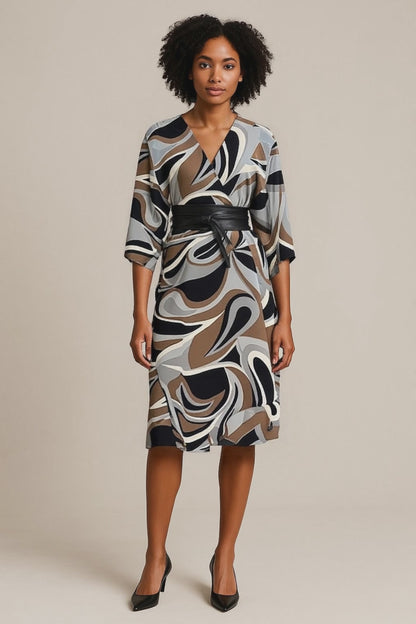 Mocha Mirage Kimono, Silver