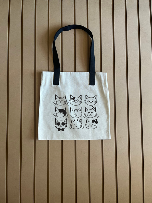 Multi Cat Faces - Tote Bag